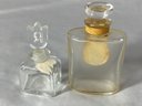 Collection Of Miniature Perfume Bottles Chanel 5, Christian Dior Miss Dior, Replique Raphael, Brass Pill Box