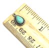 Vintage Native American Sterling Silver Turquoise Color Pendant