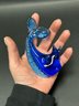 Vintage Pilgrim Glass Fish In Blue
