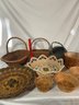 Assorted Small Wicker Baskets 5in To 16in