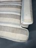 Hickory Chair Co. Striped Armchair (Lot 1 Of 2)