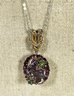 Shweta Bhargava Designer Sterling Silver Gemstone Pendant Necklace Chain