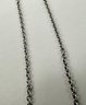 New Barbara Bixby Sterling Silver Double Chain Necklace Marked 925, 18 Inches