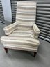 Hickory Chair Co. Striped Armchair (Lot 2 Of 2)