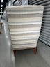 Hickory Chair Co. Striped Armchair (Lot 2 Of 2)