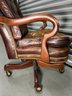 Hancock & Moore Tufted Leather Office Chair