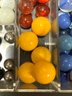 An Assortment Of Vintage Glass Marbles