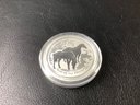 2014 Australian 'year Of The Horse' 1/2 Oz .999 Silver In Plastic Sealed Case