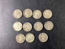 11 War Nickels Consecutive Dated (1942 P, 42 S, 43 P, 43 D, 43 S, 44 P, 44 D, 44 S, 45 P, 45 D, 45 S)