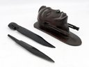 Antique African Ebony And Ipe Carvings