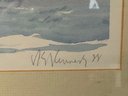 Robert Kennedy, Vintage Limited Edition Print, Cabin On Pigeon Key, Pencil Signed, Dated & Numbered