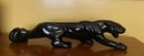 Incredible 2 FT Long Vintage Mid Century Ceramic Black Panther