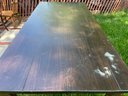 Pier One Solid Wood Dining Table, Great Project Piece! Solidly Built But Could Use A Refinish Or Paint.