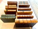 Group 26 Leather Bound Antique Books Dated From 1808 -1887