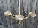 Matching Pair Of 3 Candle Wall Sconces