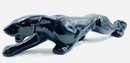 Incredible 2 FT Long Vintage Mid Century Ceramic Black Panther