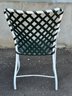 An Outdoor Glass-Topped Dining Table & Four Chairs By Brown Jordan