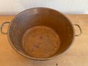 Large Solid Copper Jam Pan