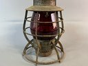 Dietz No.39 City Of New York Railroad Lantern With Red Vulcan Globe
