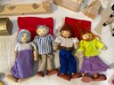 Melissa And Doug Castle With Dolls & Furniture- See Photos For Included Items