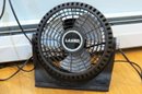 Pair Of Tabletop Oscillating Fans By Feature Comforts & Lasko - Working