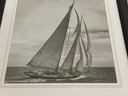 Smaller Professionally Framed Sailing Photo
