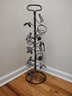 Decorative Wire Wine Rack - Holds 8 Bottles