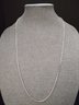VINTAGE STERLING SILVER ROPE CHAIN NECKLACE