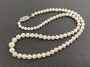 VINTAGE CHILDS 10K GOLD GRADUATED PEARLS NECKLACE