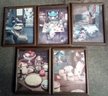 Grouping Of 4 Early America Kitchen Scene Framed Prints   A1