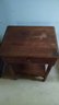 Vintage Wood Side Table W/drawer