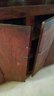 Antique Country Wood Hutch W/contents