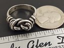 BEAUTIFUL MMA STERLING SILVER ANCENT KNOT DESIGN RING