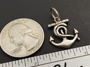 VINTAGE STERLING SILVER ANCHOR NAUTICAL PENDANT