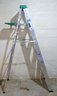 Werner 6 Foot A Frame Aluminum Step Ladder - Type 2 Rating 225 Lbs Capacity