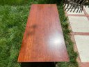 Mohawk Furniture Cherry Coffee Table With Single Drawer & Taper Legs.