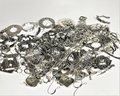 197.4 Grams Sterling Silver Charms, Earring And Bracelet Parts1