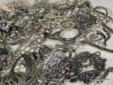 197.4 Grams Sterling Silver Charms, Earring And Bracelet Parts1