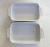 Grouping Of 10 Handled Stoneware Baking Dishes -  Le Creuset And Boston Warehouse Trading Corp.