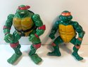 2 Vintage Teenage Mutant Ninja Turtle Action Figures