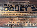 Vintage Porter Six Wicket Croquet Set
