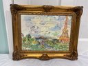 Paris Canvas In Ornate Gold Frame