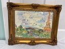 Paris Canvas In Ornate Gold Frame