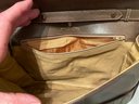 Gucci GG Canvas & Leather Convertible Clutch / Shoulder Bag