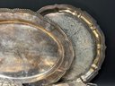An Assortment Of Vintage Silverplate, Trays & More