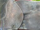 Custom Vintage Leather Exercise Saddle, Stirrups & Straps. Saddle Is From Bob Ross, Vista CA.