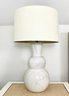 Pair Of Serena And Lily Gallaway Ceramic Table Lamps -One Repaired