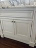 An L-Shaped Group Of Custom Lower Cabinets - Stunning Calacatta Monet Marble Counters - Delivery Available