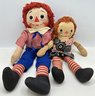 8 Vintage Raggedy Anne & Andy Dolls Mostly By Knickerbocker