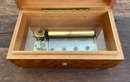 Vintage Reuge Switzerland Birds Eye Maple Music Box